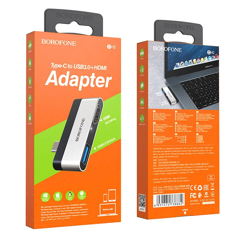 borofone-dh2-usb-c-to-hdmiusb3-adapter-package