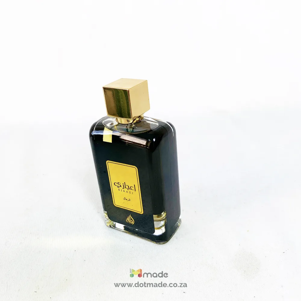 Ejaazi EDP perfume by Lattafa Perfumes - online shopping - dot made - angle view - top view