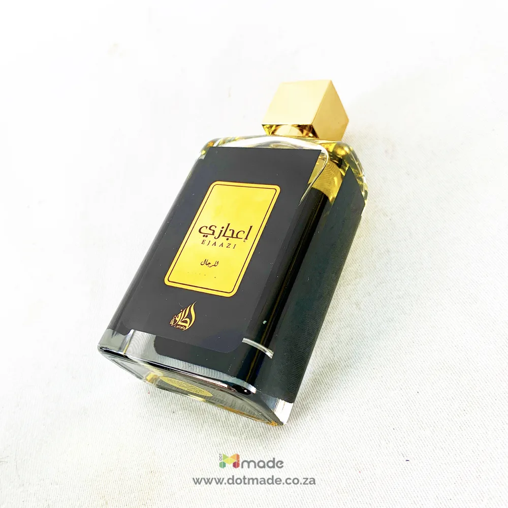 Ejaazi EDP perfume by Lattafa Perfumes - online shopping - dot made - angle view