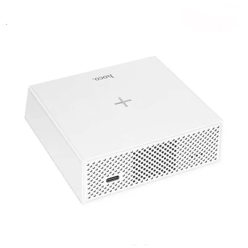 Clock With Wireless Charging 10W - Hoco - Image 4