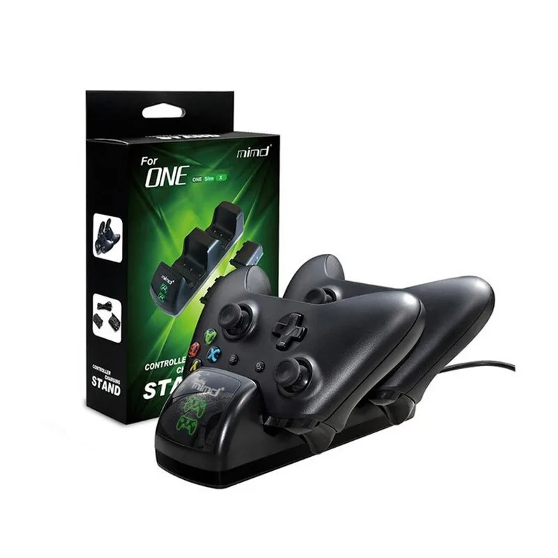 XBOX One Dual charging dock charger station stand ABS+ rechargeable replacement batteries.