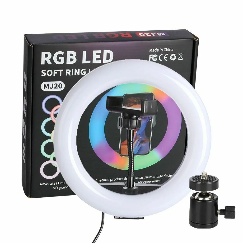 MJ20 RGB LED soft ring light - dot made