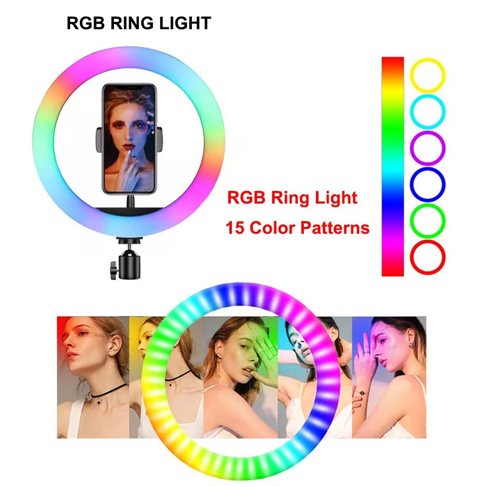 MJ20 RGB LED soft ring light - dot made