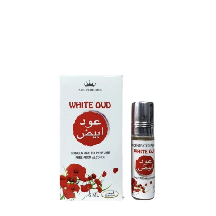 White Oud Concentrated Oil Parfum 6ml by Al-Badar King Perfumes