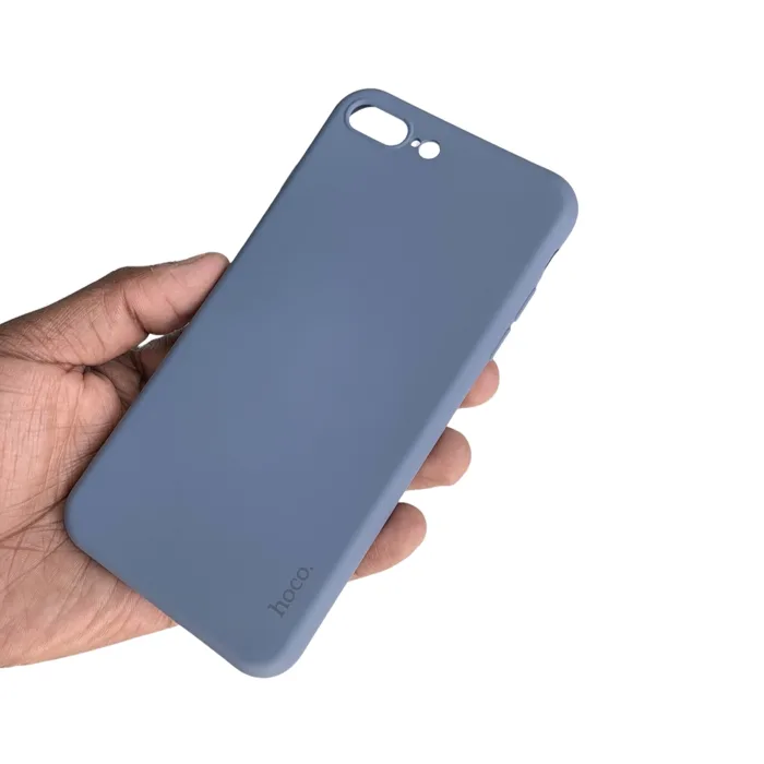 Hoco iPhone 7 Plus Liquid Silicone Light Blue smartphone case