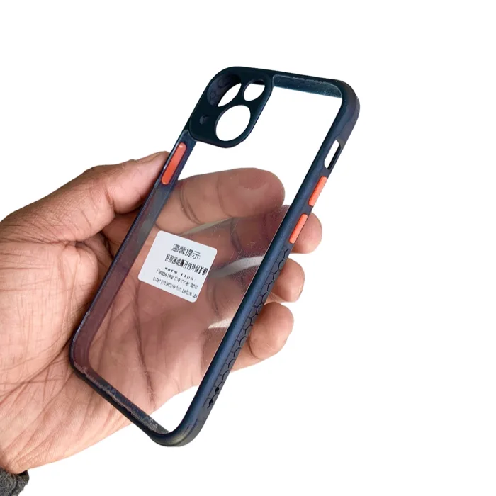 Hoco iPhone 13 Mini Black Transparent Smartphone Case
