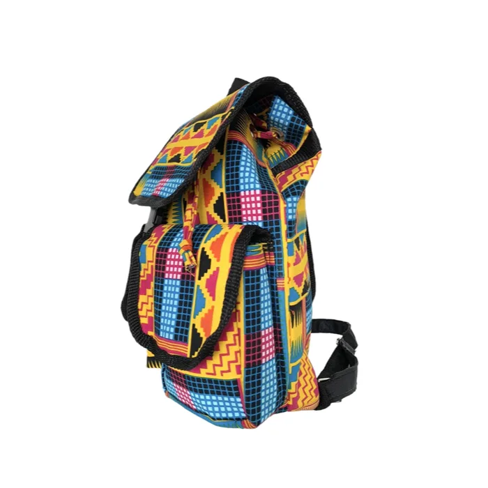 Kente African Explorer Backpack