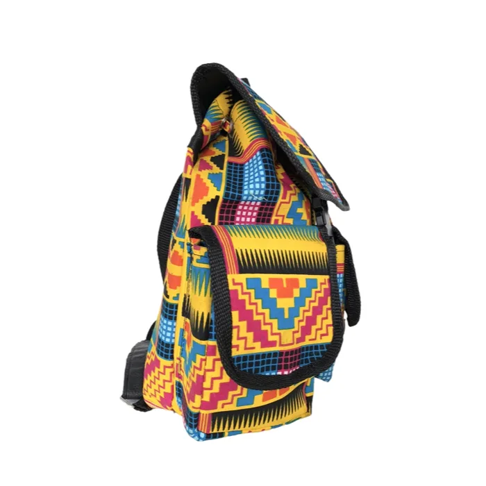 Kente African Explorer Backpack
