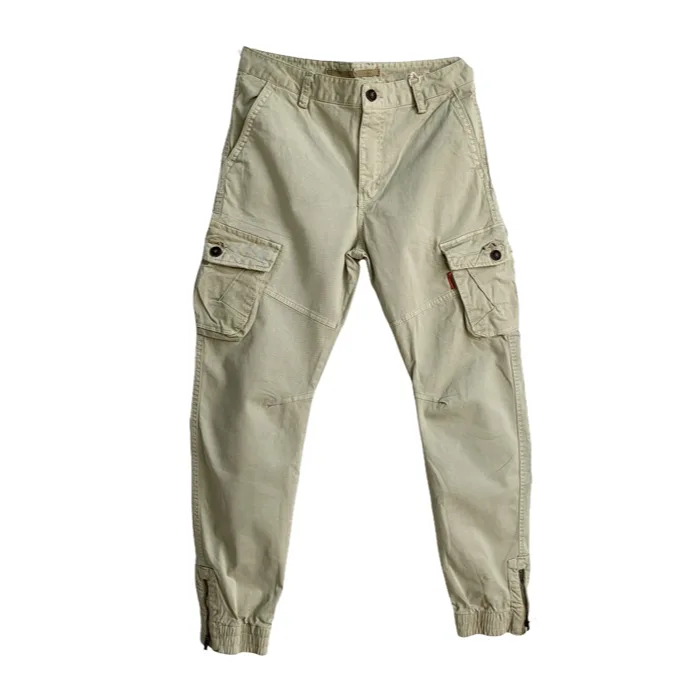 PeiPi 9363 Khaki Cargo jogger pants