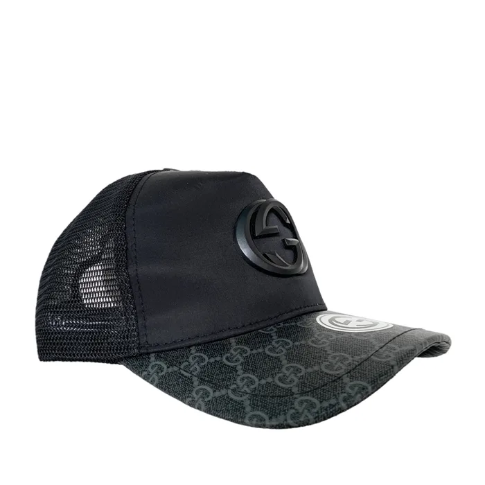 GG22.3 Black trucker cap