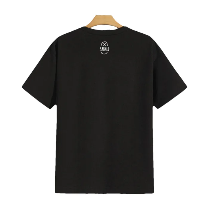 Sabali X black t-shirt back view
