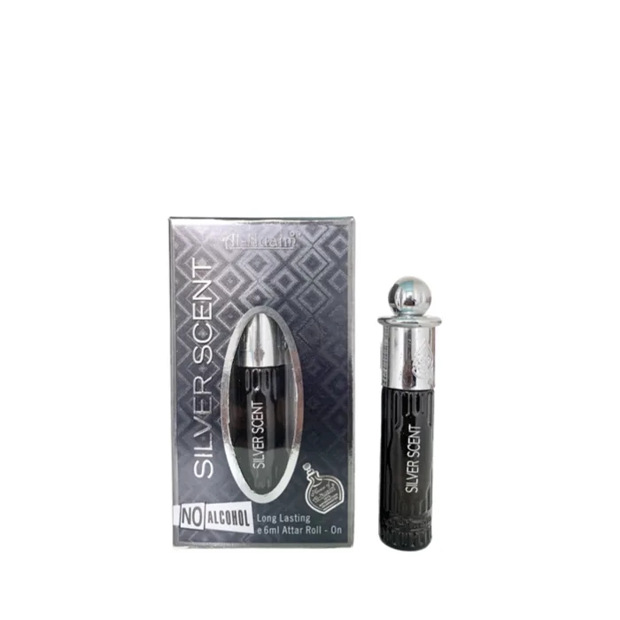 Al-Nuaim Silver scent oil perfume 6ml - black - dot made