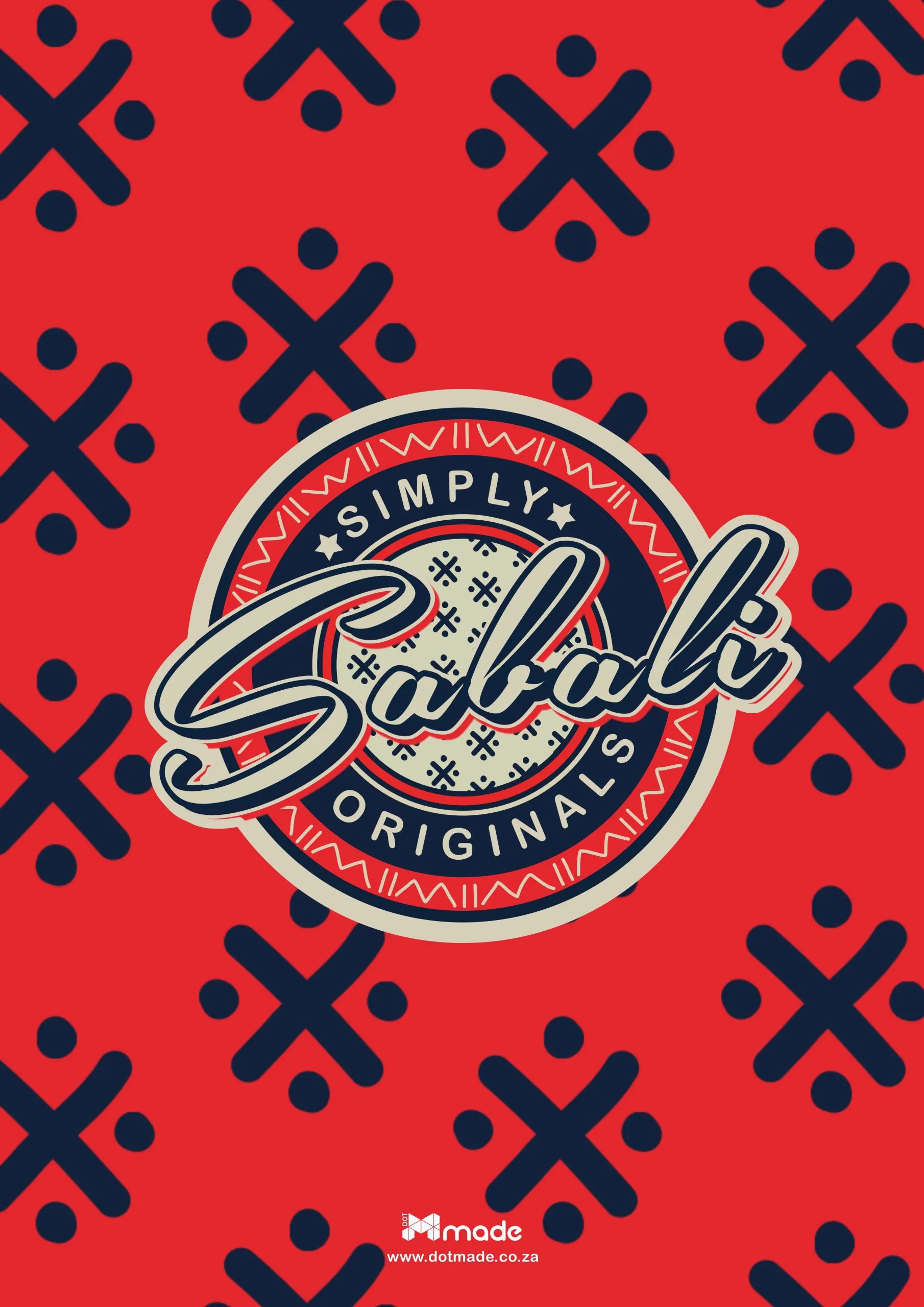 Sabali X Simply Originals wallpaper design - red - by Tim - Tshepang Mahlangu - dot made - mobile - iPhone - Samsung - Huawei