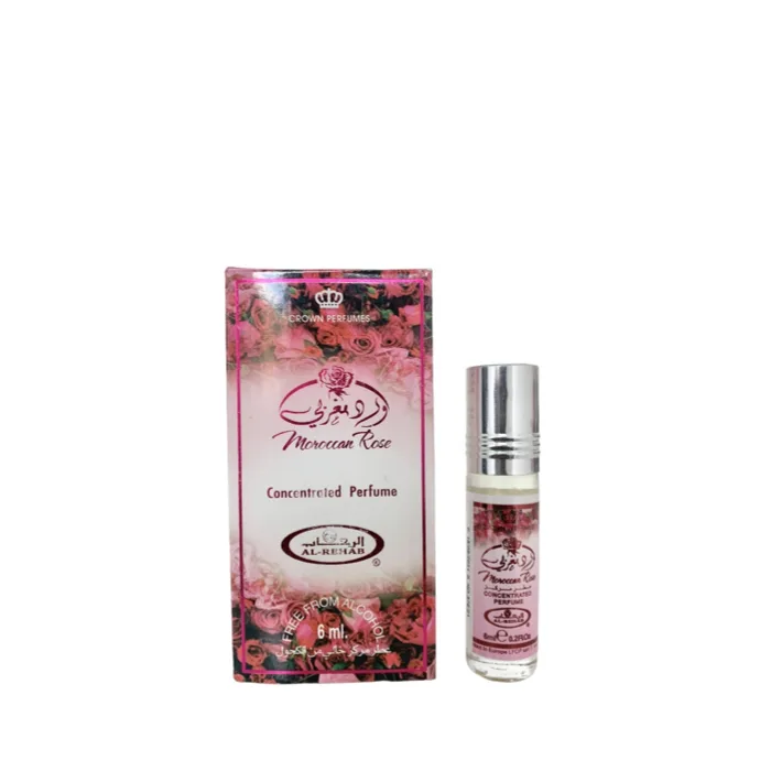 Al-Rehab Moroccan Rose oil perfume 6ml – Crown Perfumes