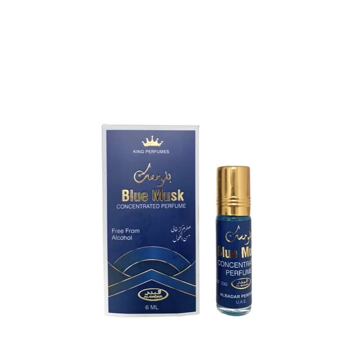 Al-Badar Blue Musk oil perfume 6ml – King Perfumes