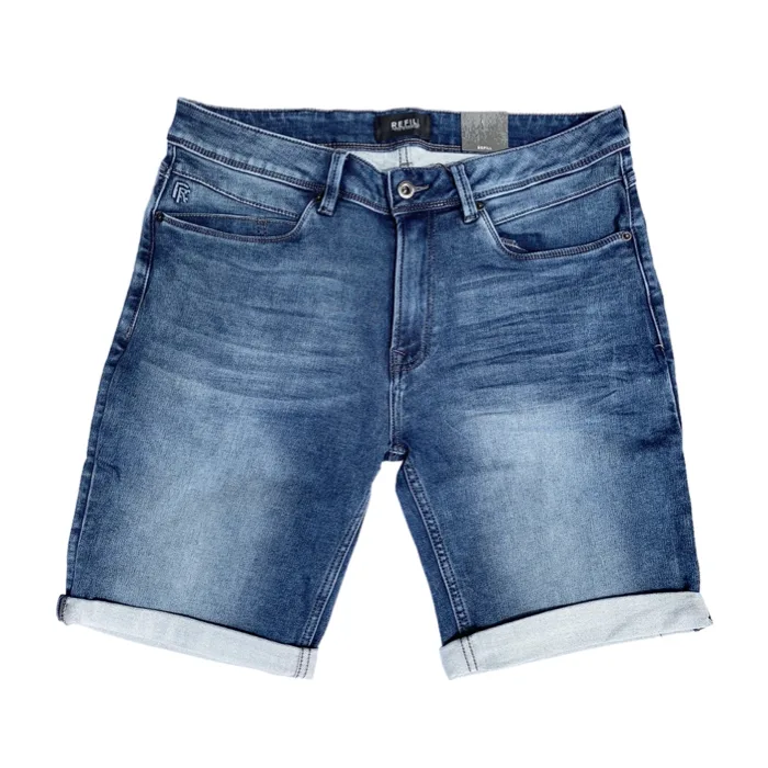Refill Washed-Out Denim Shorts