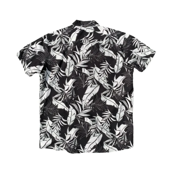 REFILL Danley SS Black Summer Shirt - short sleeves