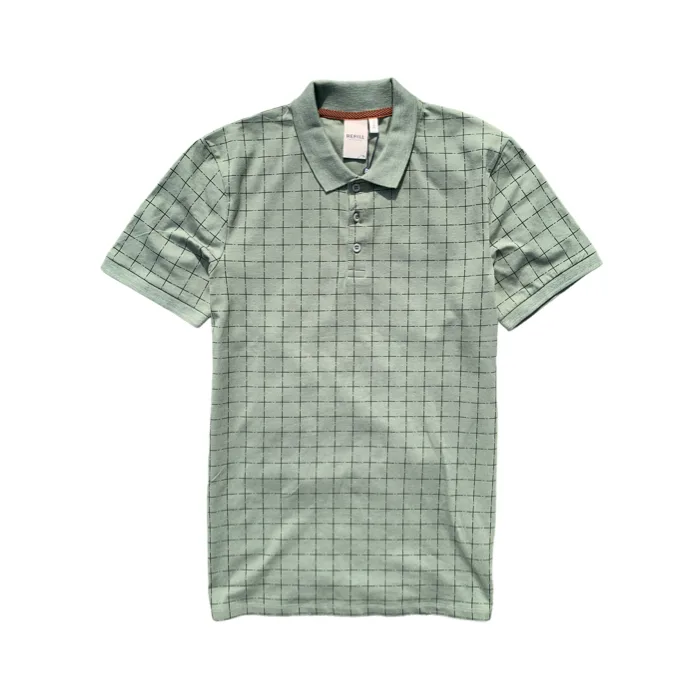 FILL Ma-Teunis TSS Army Green Polo Golf Shirt - Short sleeves