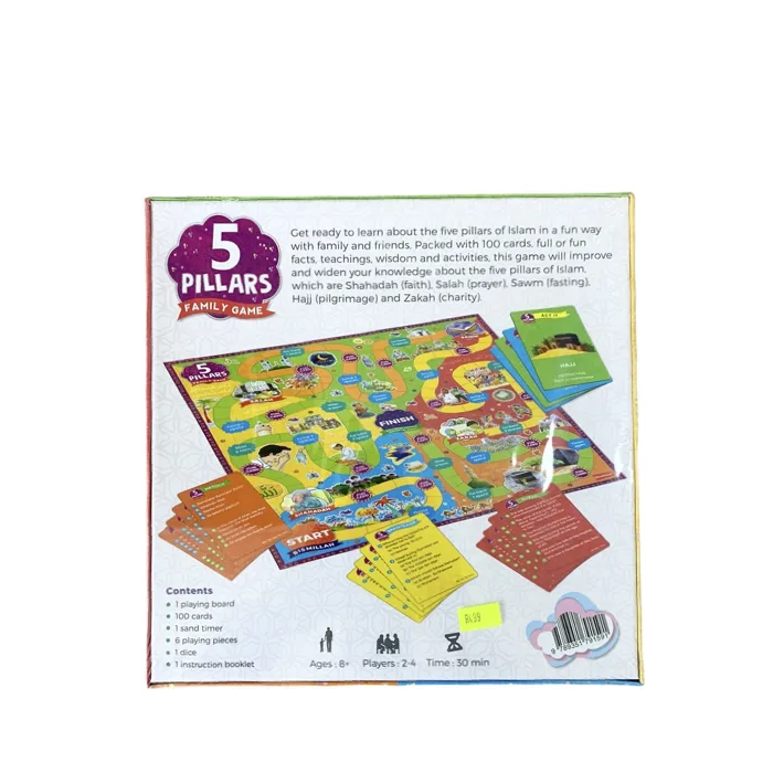 5 Pillars Family Game - Shahadah, Salah, Hajj, Sawm, Zakah