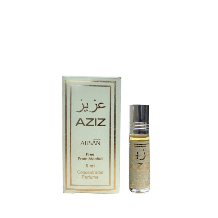 Ahsan Aziz Concentrated Oil Perfume 6ml - Arabian oil Parfum