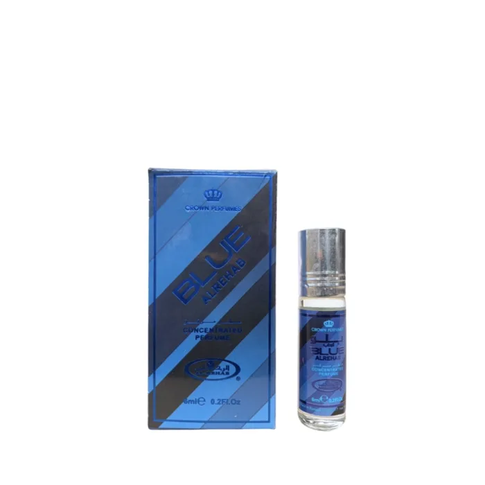 Al-Rehab Blue Alrehab Concentrated Oil Perfume 6ml - Crown perfumes