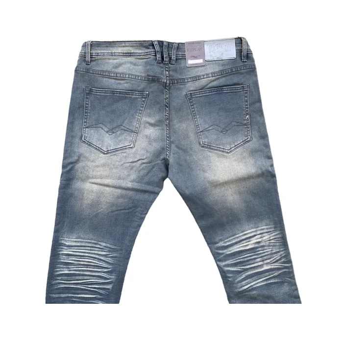 Whiskey Wash Denim Jeans by Replay