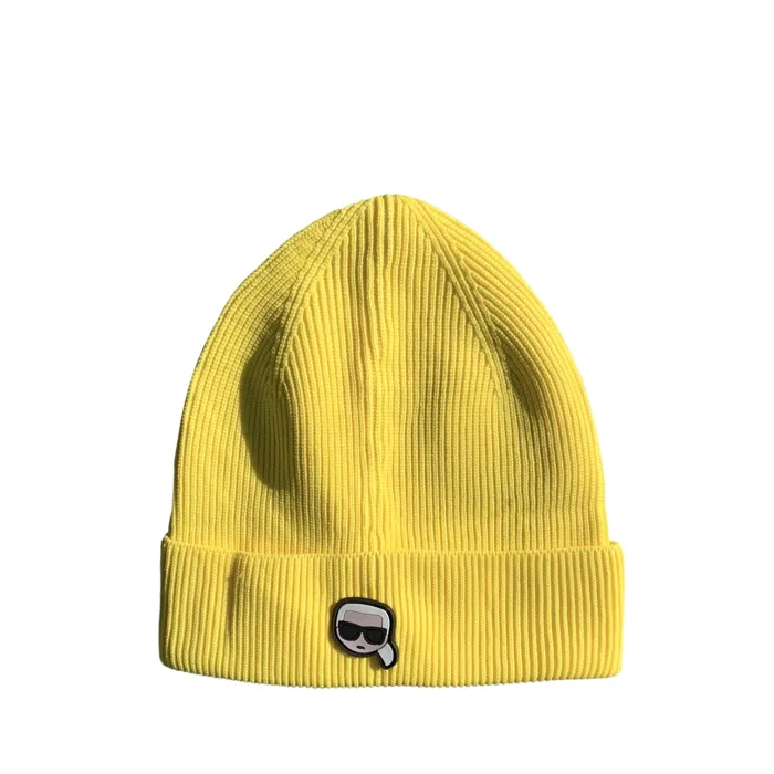 KL23 iKonik Cartoon Logo Yellow Beanie