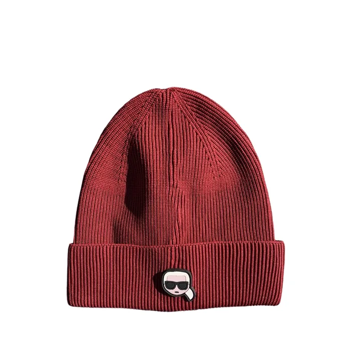 KL23 iKonik Cartoon Logo Maroon Beanie
