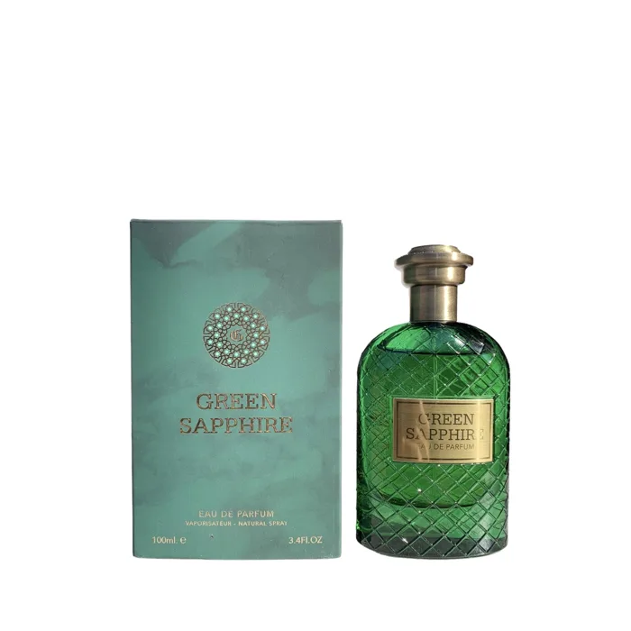 Green Sapphire Eau De Parfum by Fragrance world is a woody oriental unisex fragrance.