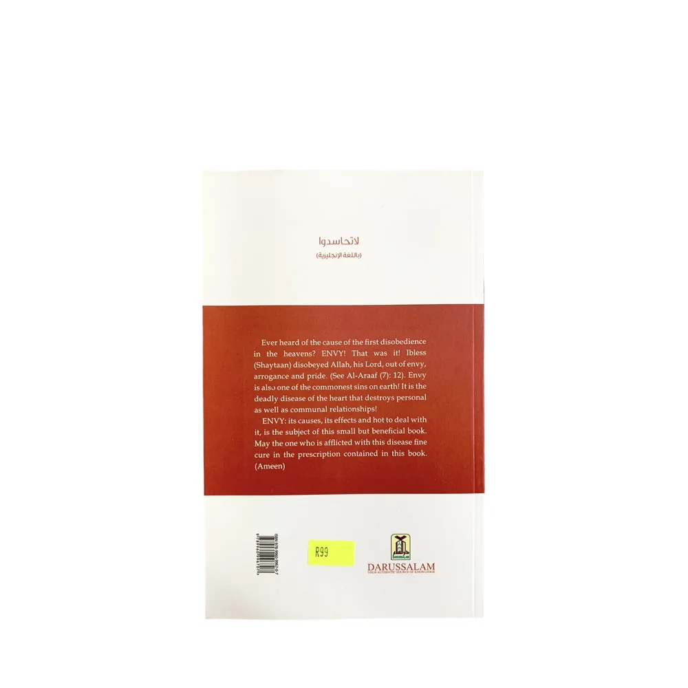 Do Not Be Envious! - Books - Islamic Book shop - Al Huda