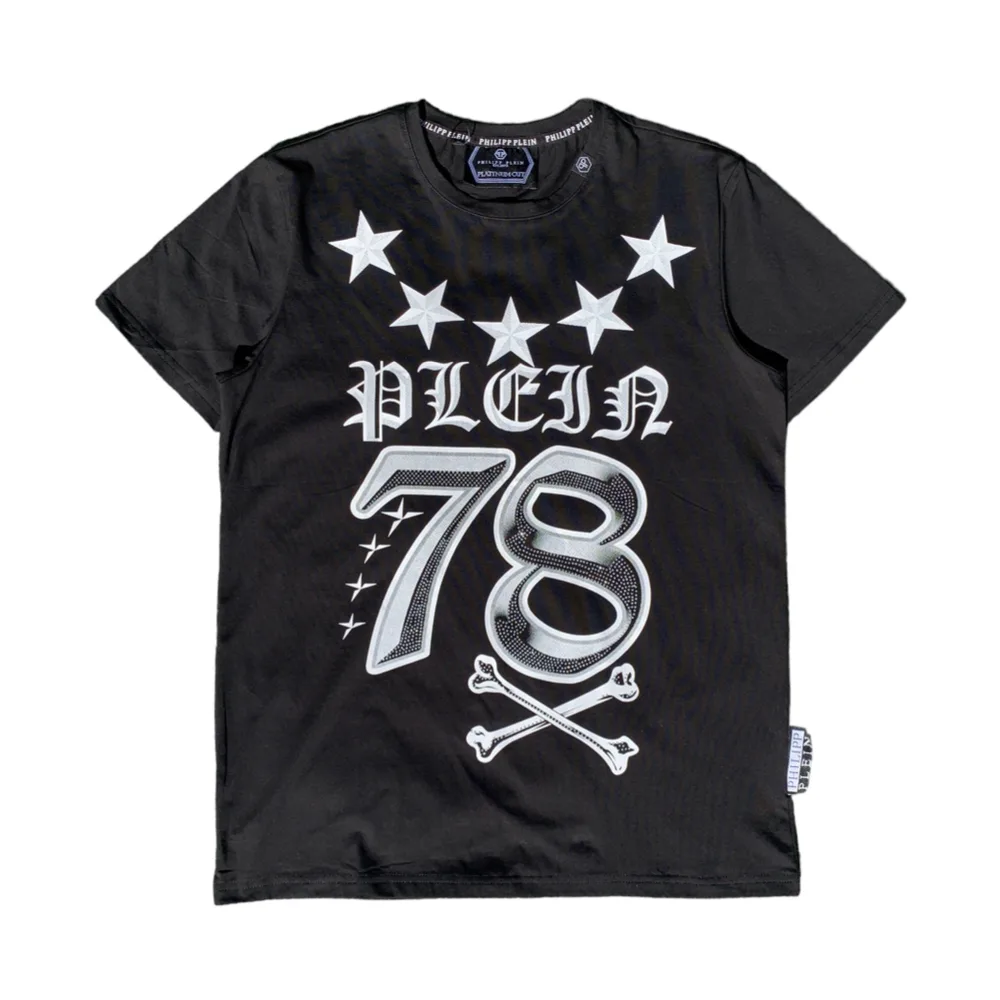 Philipp plein - FF013 Plein 78 Black Crewneck T-Shirt