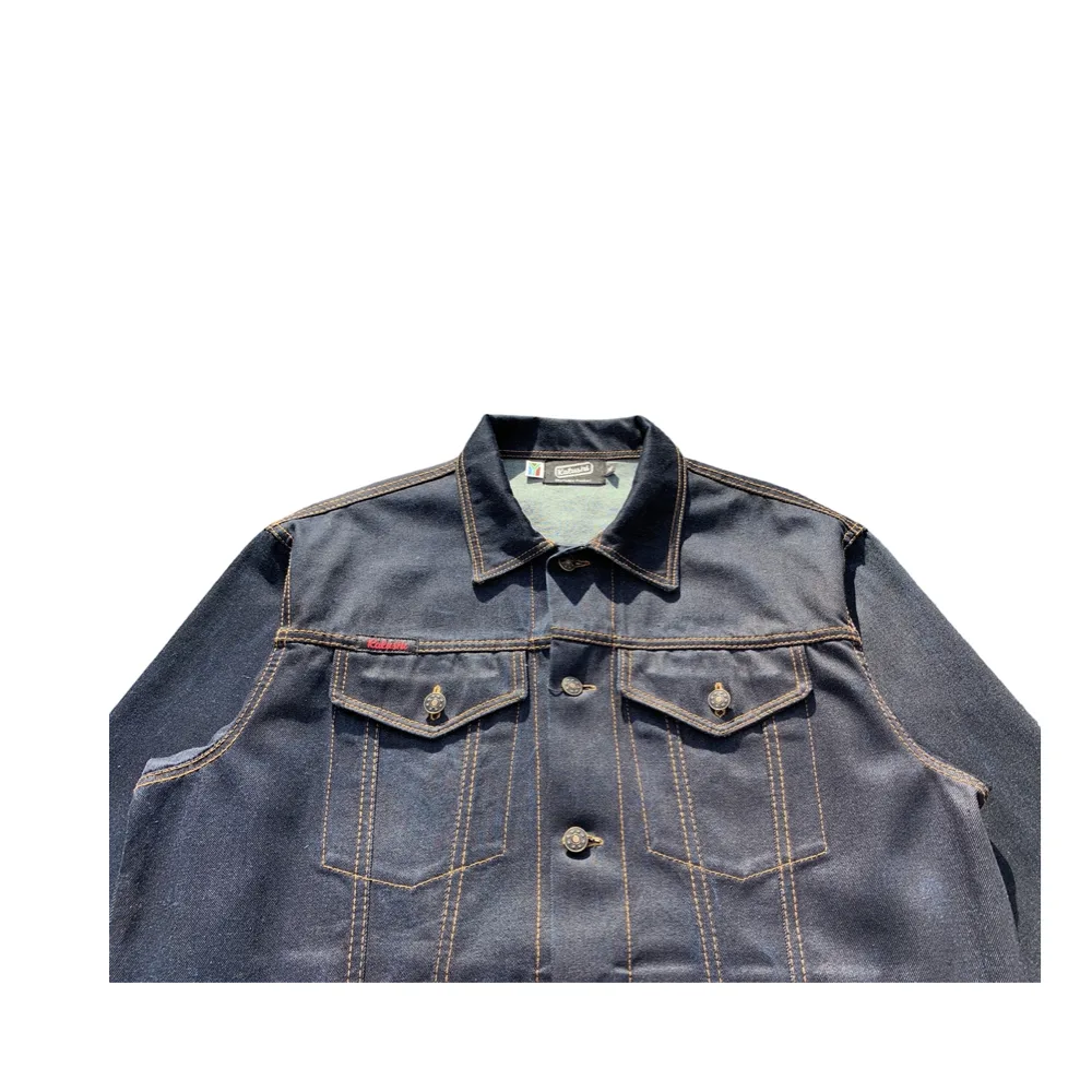 Indigo Nomad Men's Trucker Denim Jacket by Kalushi
