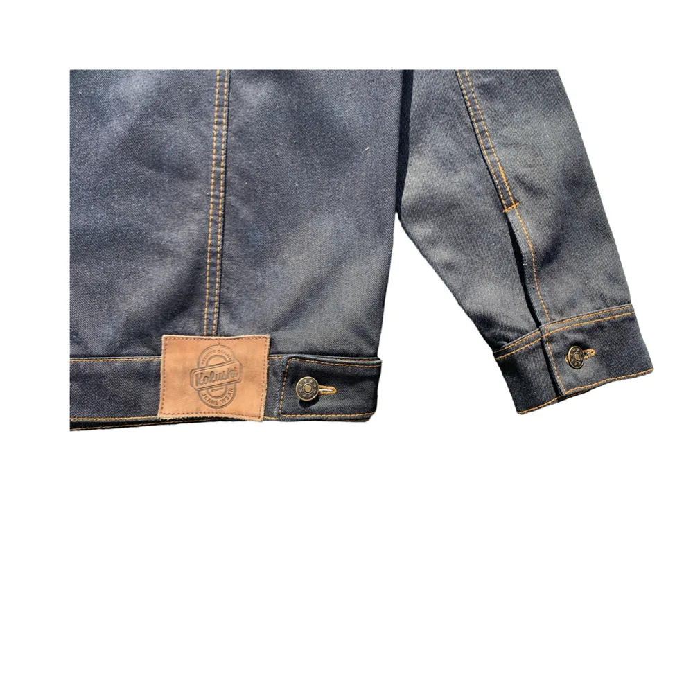 Indigo Nomad Men's Trucker Denim Jacket by Kalushi