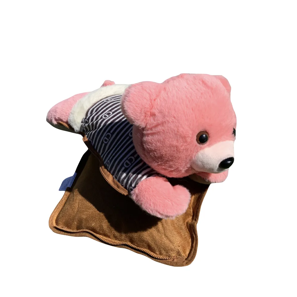 Victory Cloud Electric Pink Teddy Hot-Water Bag