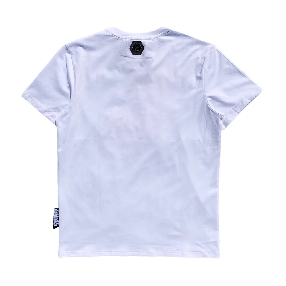 FF013 Plein 78 White Crewneck T-Shirt - Philipp plein
