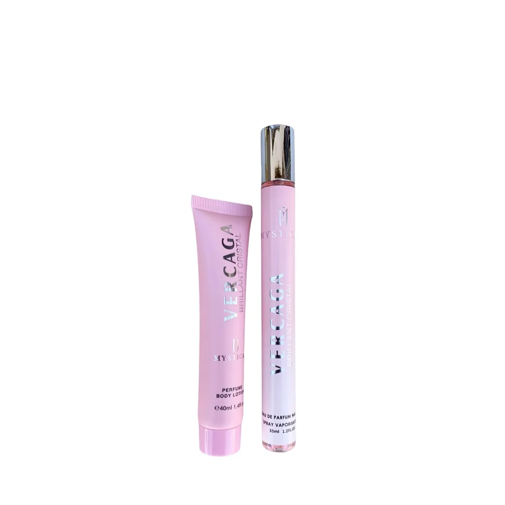 Vercaga Brillant Cristal Body Lotion + Perfume Set by Mystical 