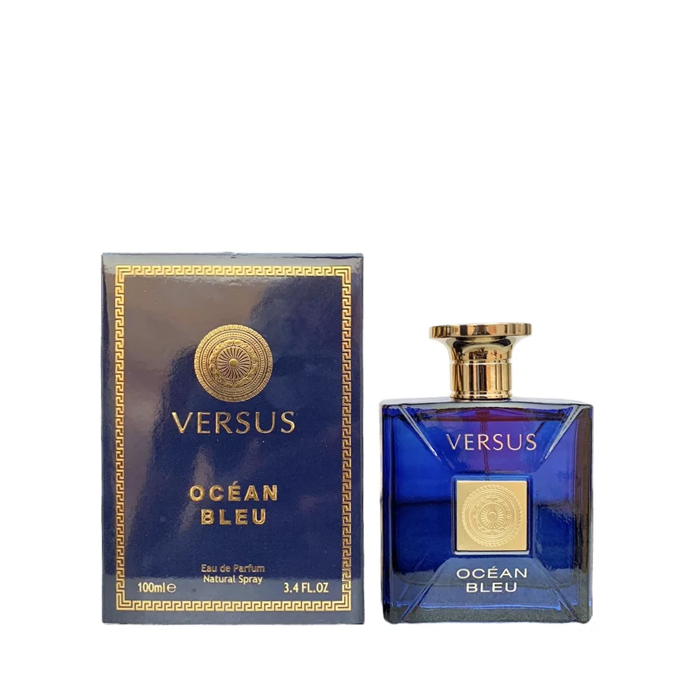 Fragrance World Versus Ocean Bleu Eau De Parfum - Arabian Dubai Perfumes - Versace Pour Homme Dylan Blue by Versace