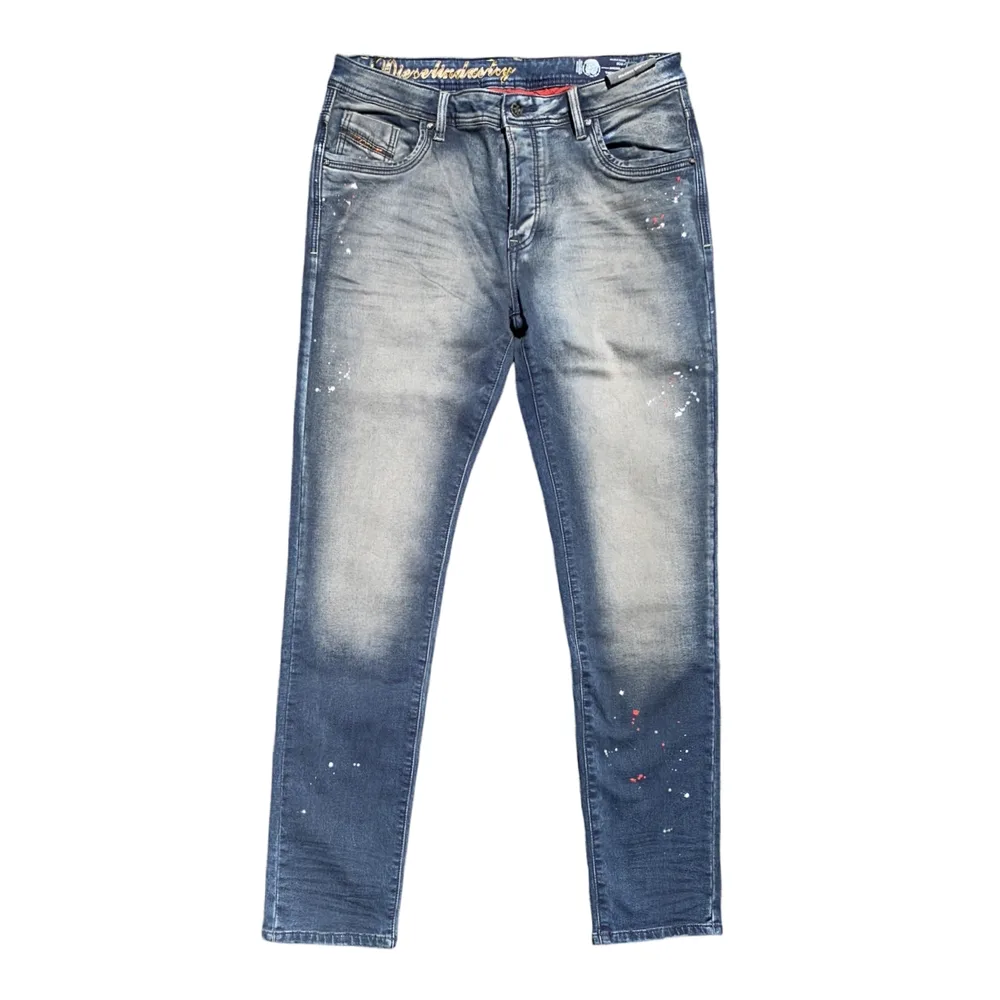 Urban Artist Blue Stretch Denim Jeans by Diesel