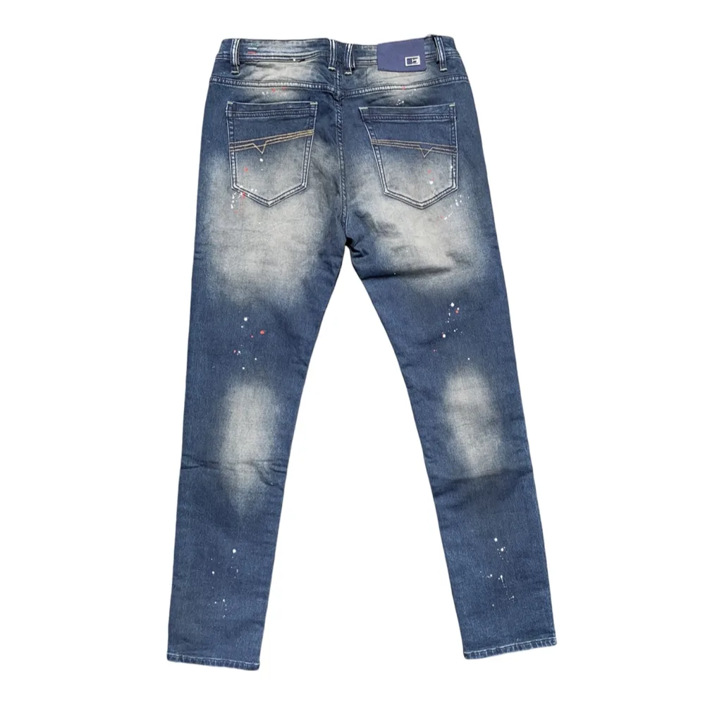 Urban Artist Blue Stretch Denim Jeans by Diesel