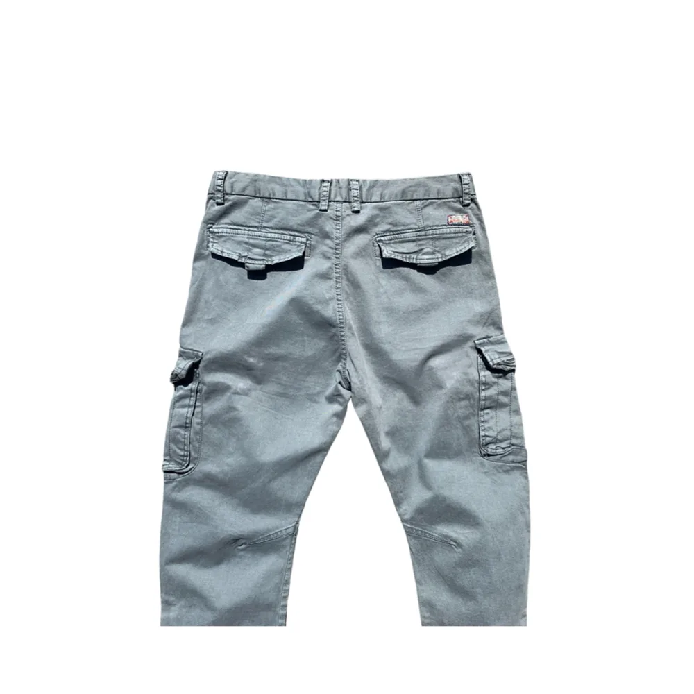 PeiPi 9392 Grey Cargo Jogger Pants