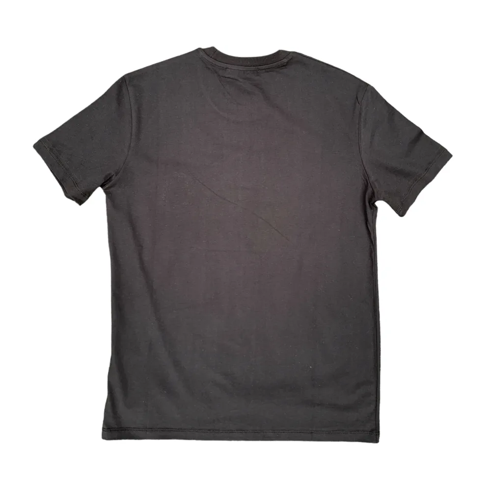 Ami Paris Logo-Patch Black Crewneck T-Shirt