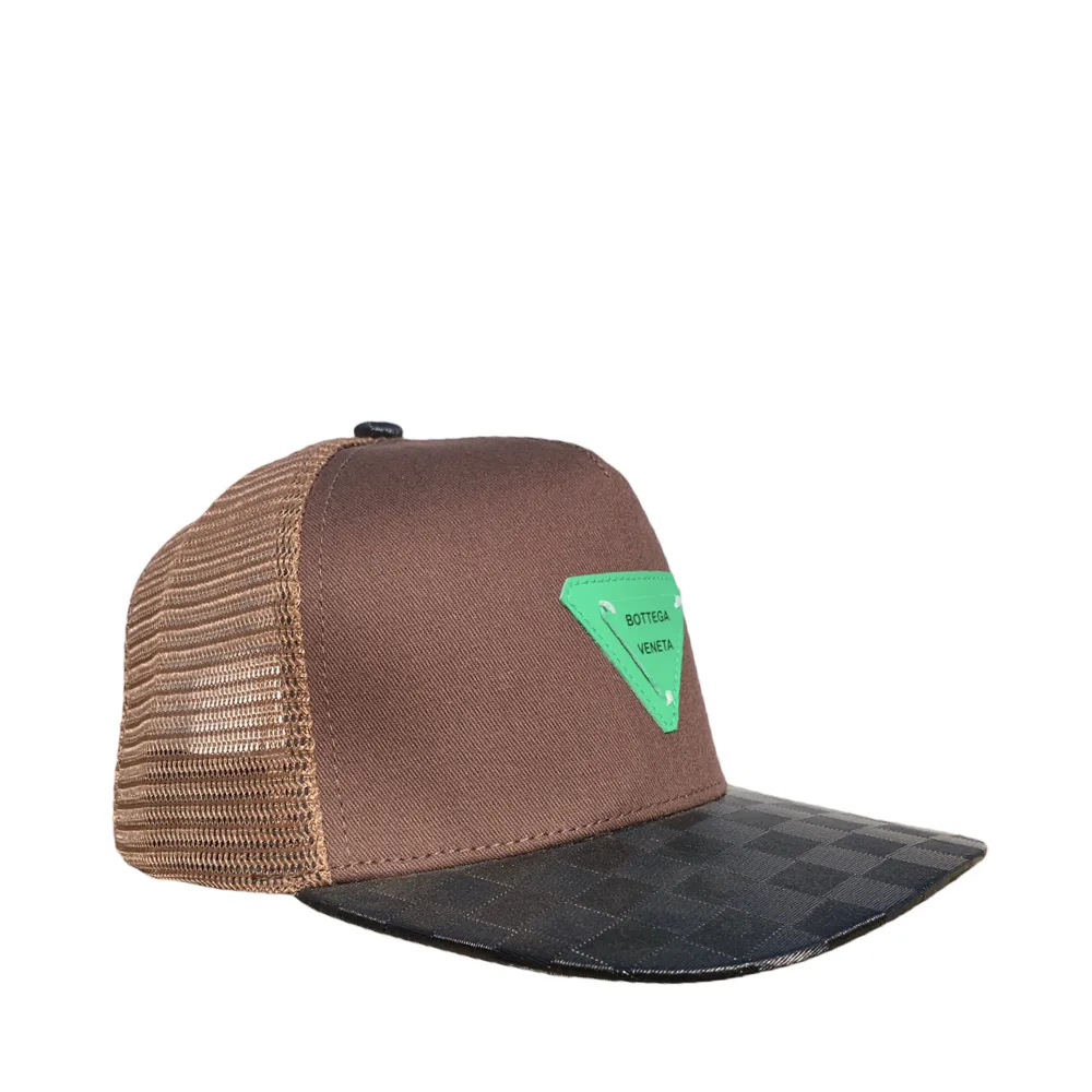 Bottega Veneta BV01 Brown & Black Trucker Cap