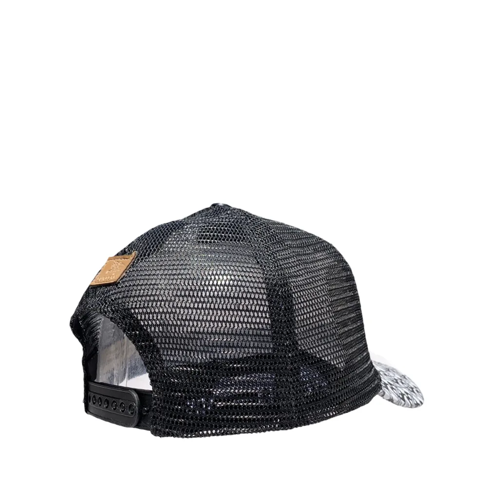 Burberry TB01 Pattern Black & White Trucker Cap