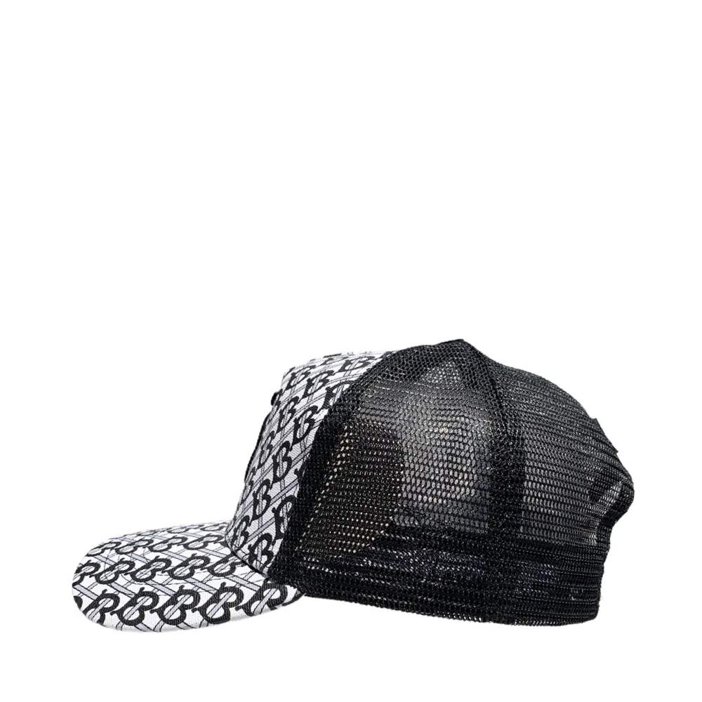 Burberry TB01 Pattern Black & White Trucker Cap