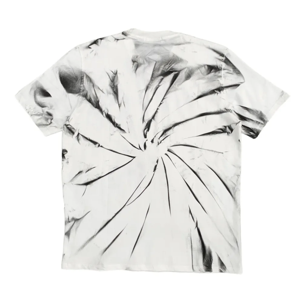 Amiri Logo Statement Tie-Dye White Crewneck T-Shirt