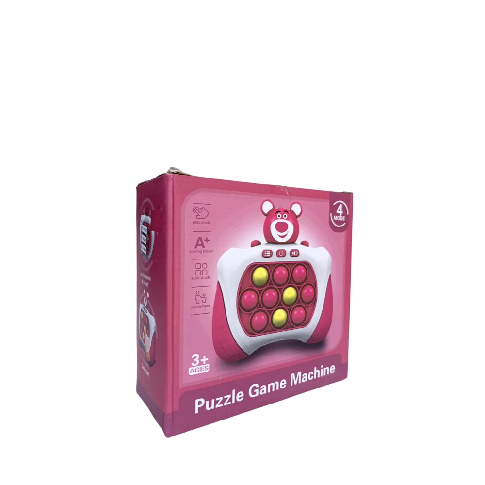 Pop-A-Bear Puzzle Game Machine Console