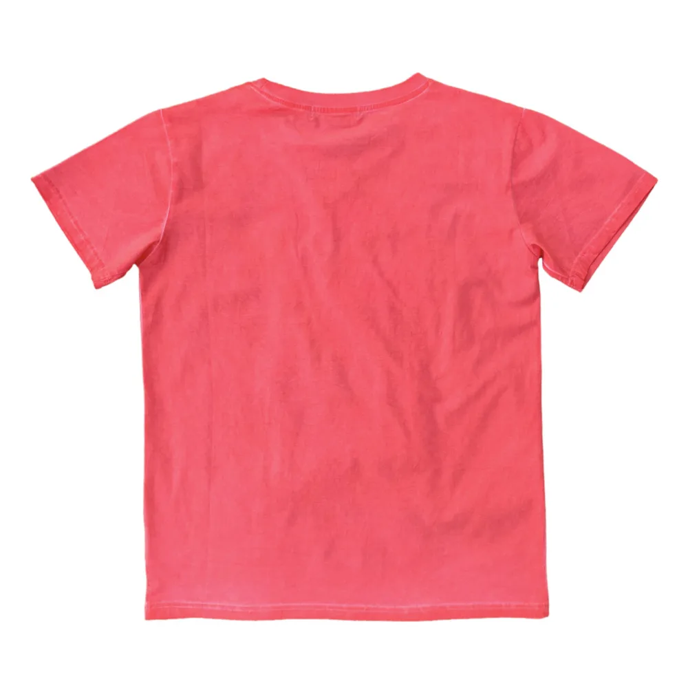 Diesel DSL15 Painted Typography Red Crewneck T-Shirt