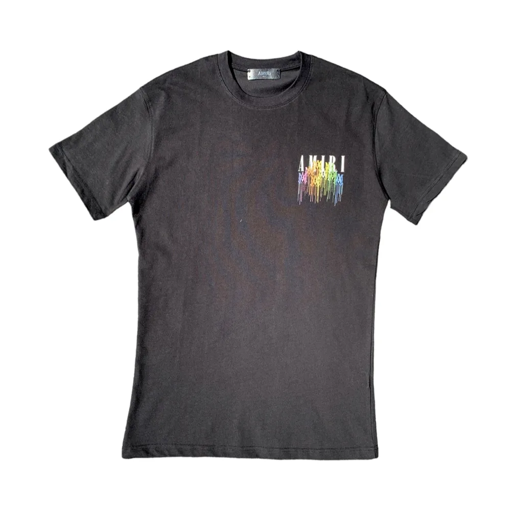 Amiri Arts District Black Crewneck T-shirt
