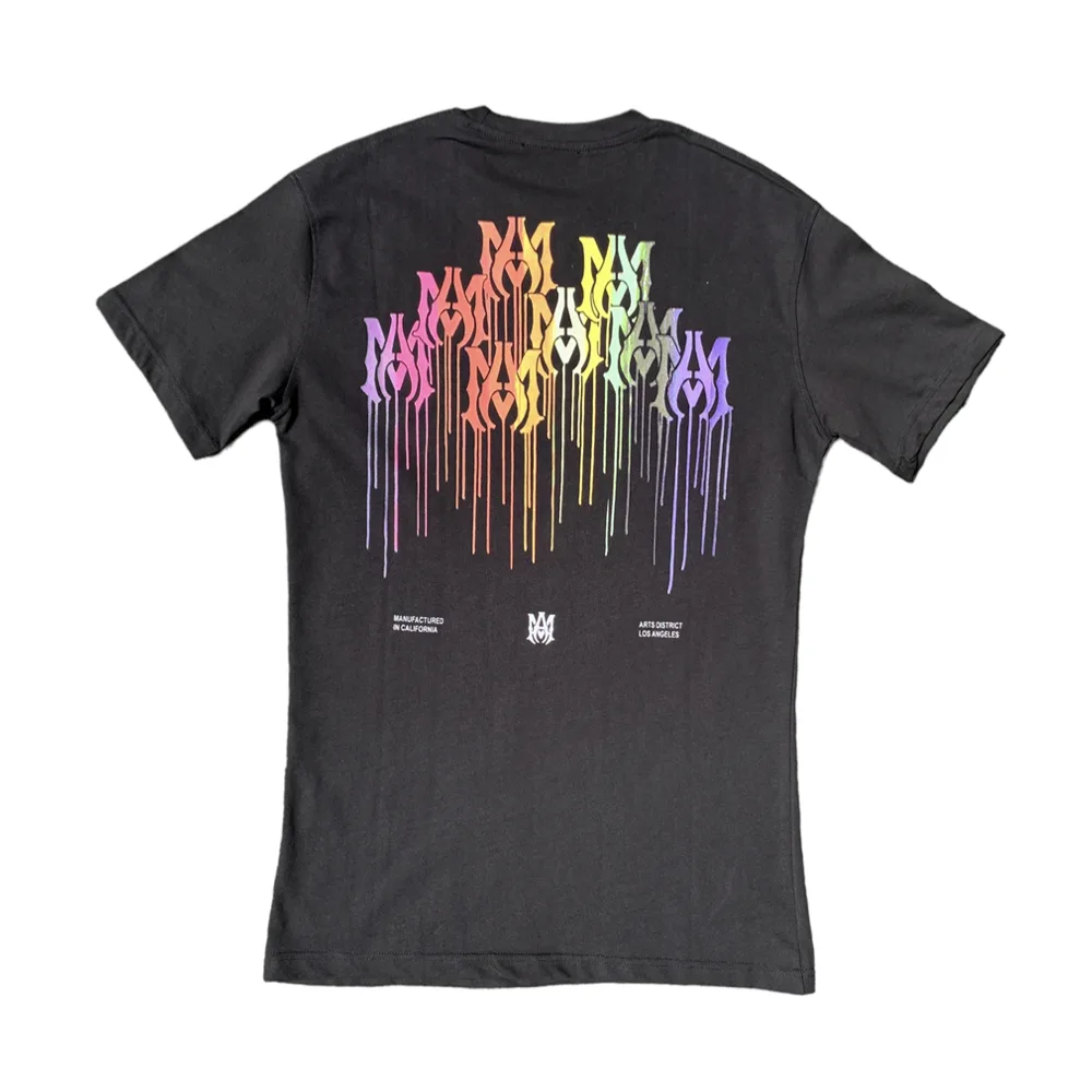 Amiri Arts District Black Crewneck T-shirt