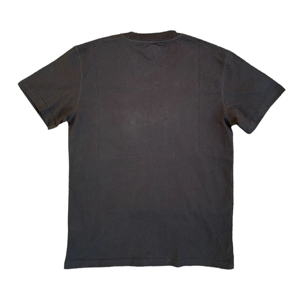 Dsquared2 Distressed Logo Slogan Black Crew Neck T-Shirt